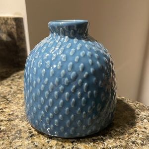 West Elm Bud Vase Blue